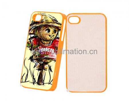 Orange Plastic iPhone Cover