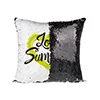 Flip Sequin Pillow Cover (Black/white)