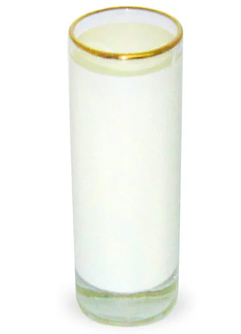 3OZ Shot Glass Mug with Gold Rim