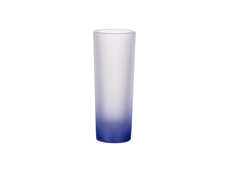 3oz Sublimation Shot Glass (Gradient Color Dark Blue) BestSub