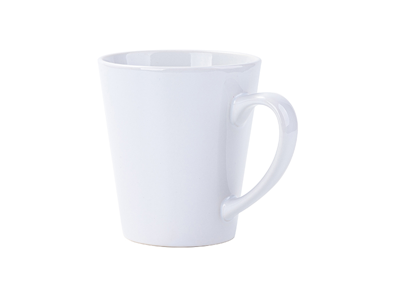 Sublimation Latte Mug Conical Shape 12oz White | SPM.092.100.001