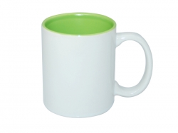 11oz Two-Tone Color Mugs - Light Green