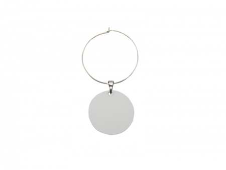 28mm Wine Glass Charm(Round)