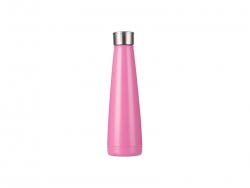 14oz/420ml Stainless Steel Pyramid Shaped Bottle (Rose Red)