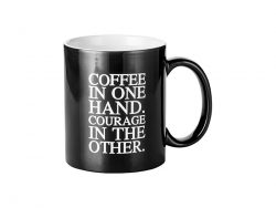 11oz Engraving Color Changing Mug (Coffee Motto)