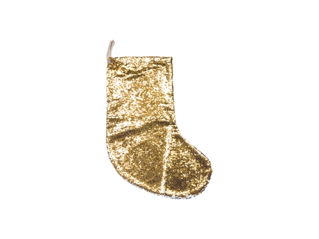 Sequin Christmas Stocking (Gold/Silver, 18*53cm)