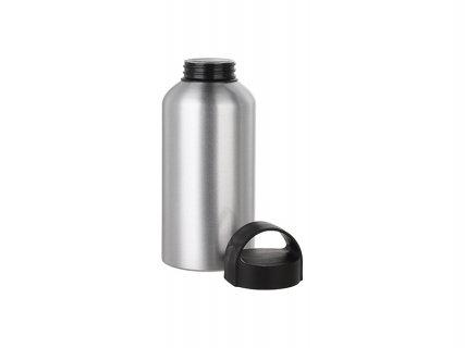 500ml Aluminium Water Bottle W/handle (Silver)