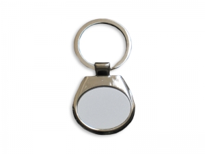 Horizontal Oval Key Ring