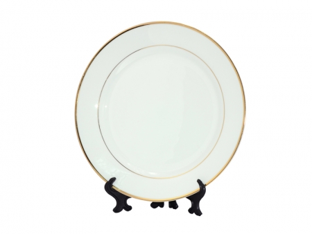 10&quot; Plate with Colour Rim