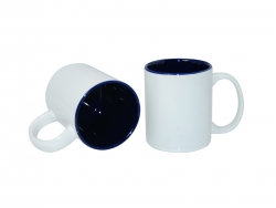 11oz Two-Tone Color Mugs - Blue