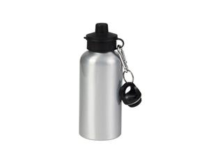 600ml Aluminium Water Bottle with Two Tops