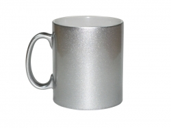 10oz Silver Sparkling Mug