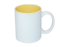 11oz Two-Tone Color Mugs - Yellow