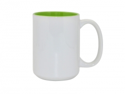 15oz Two-Tone Color Mugs - Light Green