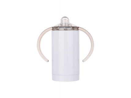 13oz/400ml Stainless Steel Sippy Cup with Spout (White) 2000pcs