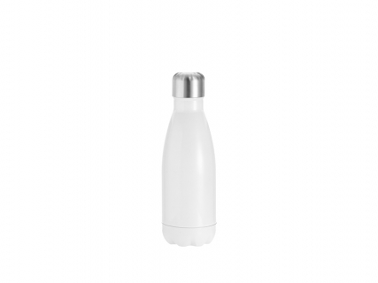 12oz/350ml Stainless Steel Cola Bottle (White)
