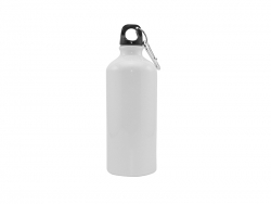 600ml Aluminium Water Bottle (White)