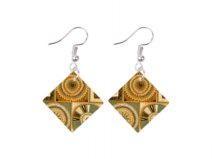 SquareShell Earring (19*19mm)