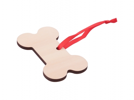 Plywood Christmas Ornament (Bone-Shape)