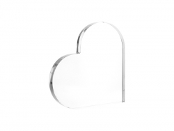 Acrylic Frame (15*1.5cm, Heart)