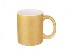 11oz/330ml Glitter Mug (Gold)