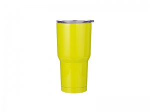 30oz Stainless Steel Tumbler (Lemon Green)