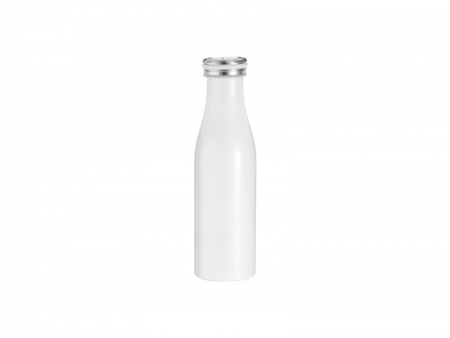 17oz/500ml Stainless Steel Milk Bottle (White)