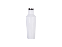 &quot;Garrafa Vinho Inox 17oz/500ml (Branco)&quot;