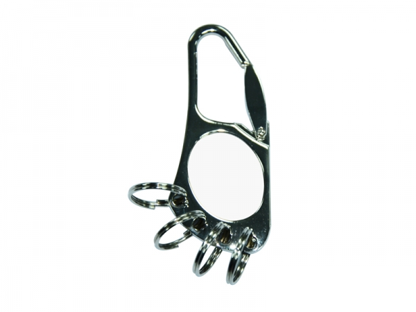 Oval Key Ring With Four Rings