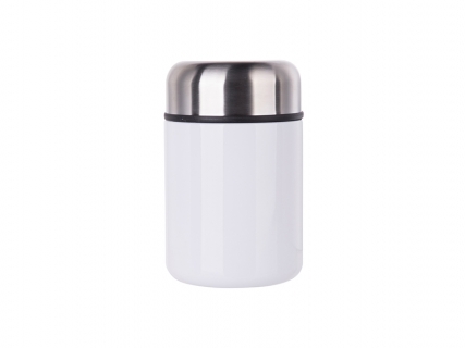 13oz/380ml Stainless Steel Food Jar (White) MOQ:500