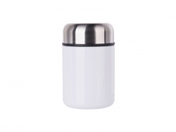 13oz/380ml Stainless Steel Food Jar (White) MOQ:500