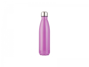 17oz/500ml Stainless Steel Cola Bottle (Purple)