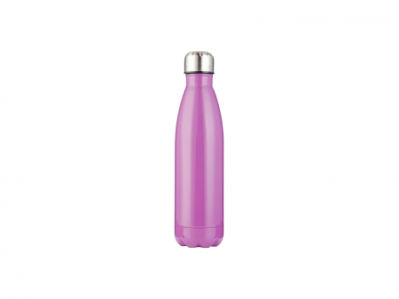 17oz/500ml Stainless Steel Cola Bottle (Purple)