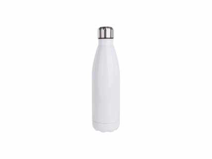 25oz/750ml Stainless Steel Cola Bottle (White)