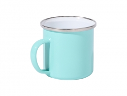12oz/360ml Colored Enamel Mug (Mint Green)