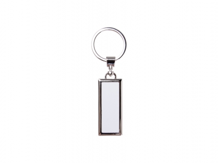 Sublimation Metal Key Chain with Double Sides Alu Inserts (2.2*5.2cm) MOQ:1200pcs