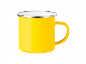 12oz Enamel Mug (Yellow)