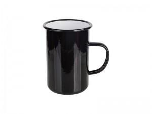 15oz/450ml Enamel Mug (Black) MOQ:2000pcs