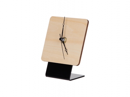Plywood Desktop Clock(10cm)