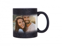 11oz Color Changing Mugs (StarSky Black, Frosted)