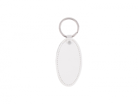 PU Leather Key Chain (Oval)