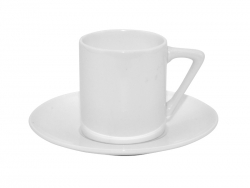 3oz Coffee Mug Set w/ Saucer