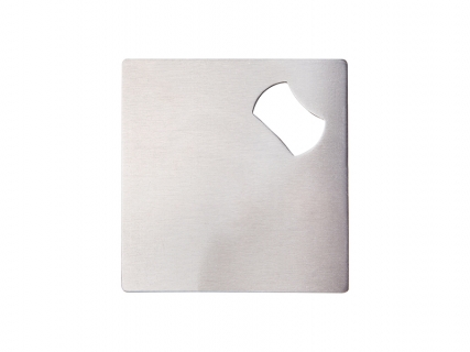 Stainless Steel Bottle Opener (Square, 9cm)
