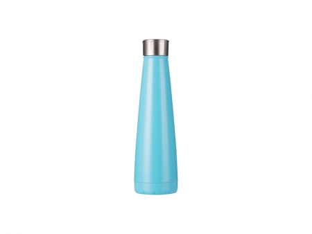 14oz/420ml Stainless Steel Pyramid Shaped Bottle (Blue)