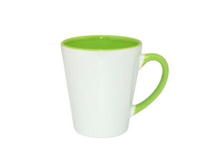 12oz Inner Rim Color Mug (Light Green)