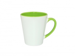 12oz Inner Rim Color Mug (Light Green)