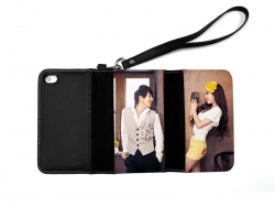 iPhone 4/4S钱包手机套(带绳)