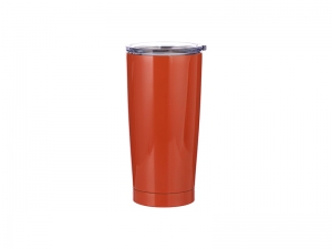 20oz Stainless Steel Tumbler (Orange)