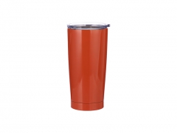 20oz Stainless Steel Tumbler (Orange)