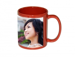 11oz Full Colour Mug with White Patch-Red